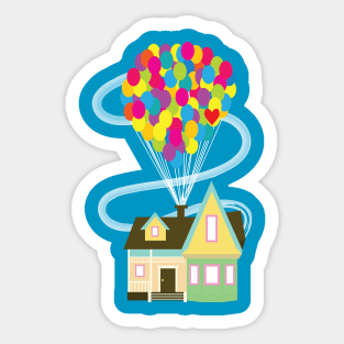 Up, Up and Away Sticker